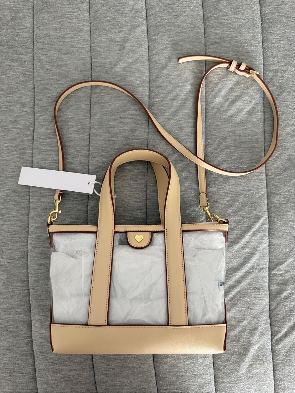 Stoney Clover Lane - Clear Mini Tote Crossbody Bag
